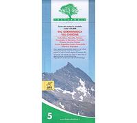 Carta n. 5. Val Germanasca val Chisone. Carta dei sentieri e stradale 1:25.000 (wandelkaart)