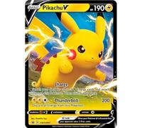 Carta Pokemon V Grande, Carta Jumbo tamaño XXL, Carta Promocional, Carta Oficial Idioma inglés (SWSH061 V)