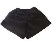 Carta Sport Pantalones Cortos de Rugby de Nueva Zelanda para Hombre, Hombre, Pantalones Cortos, RSZB36, Negro, 36"/91 cm