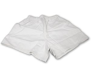 Carta Sport - Pantalones Cortos de Rugby para niños, Pantalones Cortos de Rugby de Zelanda., Infantil, Color Blanco, tamaño 0,71 m (28 Pulgadas)