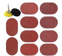 Carta Vetrata Per Legno- Dischi Di Carta Vetrata | Kit Di Levigatura Per Auto Abrasiva Per Auto A Piastra Polacca | Kit Di Varietà Di Allegati Di Smerigliatrice, Per Utensili Rotanti