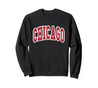 Carta Vintage de Chicago: Cosas de la Ciudad Natal Sudadera