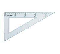 Cartabón Dibujo SAFTA Plástico Cristal 25 cm.