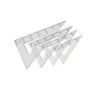 Cartabón Escolar FAIBO Plástico 30 cm. Transparente