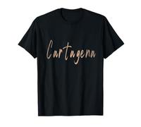 Cartagena Colombia Diseño Vintage Elegante Camiseta