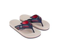Cartago Siena II Dedo Ad, Chanclas Hombre, Beige Blue Red, 47 EU