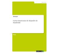 Cartas Americanas de Alejandro de Humboldt