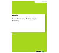 Cartas Americanas de Alejandro de Humboldt