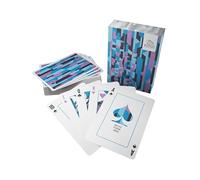 Cartas Bullets, cartas de juego, Dazzle Cards, Cardistry, 52 cartas incl. 2 Joker, cartas de magia, (Azul)