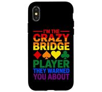 Cartas cómicas de Crazy Bridge Player Rainbow Carcasa para iPhone X/XS