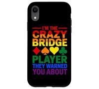 Cartas cómicas de Crazy Bridge Player Rainbow Carcasa para iPhone XR