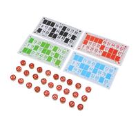 Cartas De Bingo - Juego De Cartas De Bingo | Divertidos Juguetes Educativos De Madera | Juegos Familiares De Para Adultos Para Adultos Configurados Para El Evento De Colección Escolar En Casa