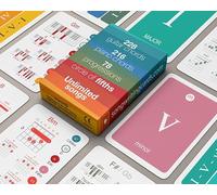 Cartas de escritura Escribe una canción - 228 acordes Guitarra, 216 acordes Piano, 78 progresiones, Ciclo de quintas para tus canciones - 56 Cartas dúplex