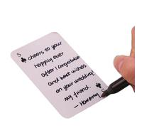 Cartas de juego de boda personalizadas, elección distintiva para libro de invitados de boda, tarjetas en blanco para mensajes personalizados, diseños de póquer personalizados para capturar recuerdos