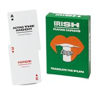 Cartas de juego Irish Lingo | Tarjetas de viaje | Aprende vocabulario del argot irlandés de Irlanda de una manera divertida y fácil | 52 traducciones esenciales
