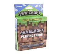 Cartas de Juego Minecraft con Lata - Baraja Estándar Oficial con Personajes, Regalo para Niños Gamers