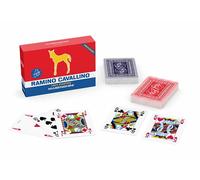 Cartas De Juego Ramino Caballito Oro PVC (2 Mazos De 55 Cartas) DAL NEGRO