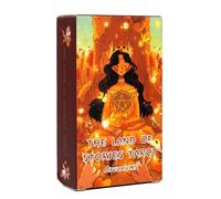 Cartas de mazo de tarot, historias de tierra en inglés, equipo de 78 cartas con estilo inteligente, ayudante de utilidad para lectura diaria, compañero de cartas, ayudante de tarot para amantes