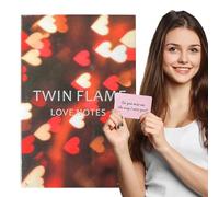 Cartas de oráculo de amor, cartas románticas de amor y relación, oráculo de ángel, baraja de tarot de notas de llama gemela, adivinación para el destino y el destino