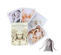 Cartas de Oráculo de Luz Blanca,White Light Oracle Cards,with Bag,Tarot Deck