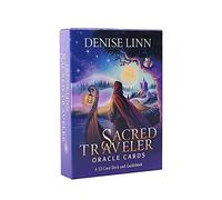 Cartas de Oráculo de Viajero Sagrado,Sacred Traveler Oracle Cards,Tarot Deck,Board Game