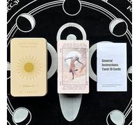 Cartas de oráculo del Tarot con Caja de Hierro y Manual de Instrucciones en inglés, 4 x 2.4 Pulgadas (Lucid Dreams Beginner Tarot)