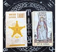 Cartas de oráculo del tarot español, juego de adivinación, multicolor (Ángeles del abundancia cartas oraculo)