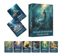 Cartas de Oráculo Para Principiantes 46 Cartas Tarot Adivinatorio Portátil