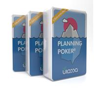 Cartas de póquer de planificación ágil - aumenta la comunicación y la motivación en tu equipo - para 12 personas (3 juegos) - Versión de Ulassa