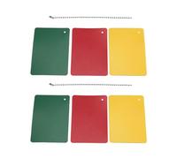 Cartas de seguridad para el juego, plegables de deportes y accesorios para juegos, Red Yellow Green Football Cards with, Training Tools for Game Competition Field Playground Sports
