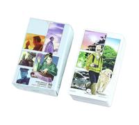 Cartas de tarot, 10,3 x 6 cm, mazo de tarot moderno con 78 cartas inglesas y 12 cartas especiales, juego de mesa para adultos, noches familiares, fiestas