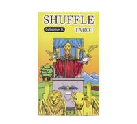 Cartas de tarot, 10,5 x 6,3 cm, portátil psicológico de 81 cartas, baraja de tarot de oráculo, cartas misteriosas herramientas de juego para visión futura y pasada