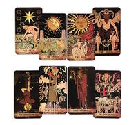 Cartas de tarot, 78 cartas de tarot, cartas de tarot originales para principiantes y expertos con libro de guía y bolsa de regalo, juego de adivinación, herramientas de adivinación para todos los