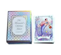 Cartas de tarot, 78 herramientas de oráculo de entretenimiento de mesa para viajes en casa, hombres adultos, oráculos con guía fácil de usar, diseño compacto para aprender a leer tarots, 2.9 x 3.94