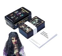 Cartas de tarot, baraja coleccionable de oráculo de adivinación de adivinación, juego de 78 cartas simbólicas de adivinación con guía, ideal para juegos espirituales, entretenimiento, principiantes y