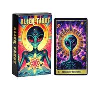 Cartas de tarot | Baraja de tarots de aprendizaje | Juego de cartas de adivinación | Barajas de adivinación de ciencia ficción de 78 manos | Herramienta de adivinación y astrología para desarrollo
