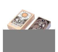 Cartas de tarot, compromiso mejorado del jugador, 1 juego, cartas espirituales de oráculo, cubierta de adivinación de adivinación, fácil de usar, para principiantes, hombres y mujeres