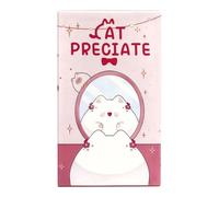 Cartas de tarot de adivinación, baraja de oráculo preciado de gato, juego de herramientas de adivinación de 4 x 2.36 pulgadas, kit colorido estándar, juego de lectura de destino místico para reunión