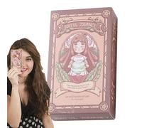 Cartas de tarot de adivinación, baraja estándar inglesa, cartas de juego de adivinación de adivinación, mazo de tarot interactivo, orientación espiritual, reuniones de amigos, destino perfecto para