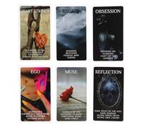 Cartas de tarot de aprendizaje, baraja de adivinación, 78 cartas de adivinación para orientación de relaciones, paquete de sabiduría mística con guía de instrucciones, práctica espiritual, juego de