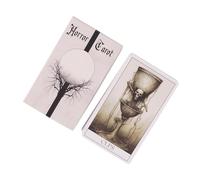 Cartas de tarot de escritorio, mazo de oráculo de terror, paquete de adivinación psicológica, juego portátil, 78 cartas, ideal para lectura futura, visión pasada, orientación espiritual
