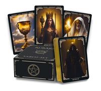 Cartas de tarot en alemán con libro - 78 cartas para principiantes y principiantes - Tarot Deck alemán con significado y manual - Tarot Cards Tarok