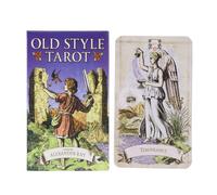 Cartas de Tarot genéricas, Estilo Antiguo, 78 Unidades de Tarot Deck, Fortune Telling Tool, English Edition Book and Deck Set for Beginners, Ideal para lecturas de insightful (10,3 x 6 cm)