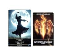 Cartas de tarot, guía para principiantes, 12 x 7 cm, mazo de cartas de tarot para principiantes, kit de lectura de mini oráculo, uso versátil, para el hogar, fiestas, sesión de meditación o reuniones