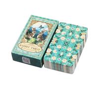 Cartas de tarot, juego de unión familiar, baraja de 2.76 x 4.72 pulgadas con función interactiva, herramienta de tablero para principiantes, artículo para adolescentes con estilo divertido, accesorios