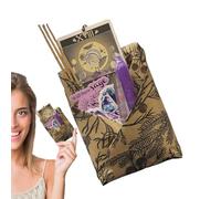 Cartas de tarot, mazo apto para principiantes, 4.72 x 2.76 x 1.18 pulgadas, compacto y ligero, juego de misterio para el hogar o juego de mesas, lecturas diarias, adivinación, meditación, relaciones