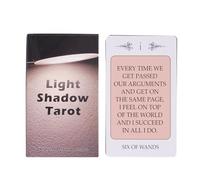 Cartas de tarot, mazo de oráculo, juego de adivinación del destino de 78 piezas con temas místicos, juego de adivinación espiritual para entretenimiento para adultos, lectura de ideas y diversión de