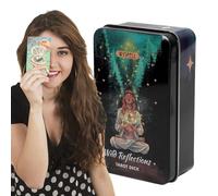 Cartas de tarot para adultos, juego de tarot de entretenimiento, baraja de adivinación del destino, colección de cartas de adivinación, 4.3 x 2.6 x 1.57 pulgadas, Wild Reflections Spiritual