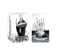 Cartas de tarot para principiantes, baraja gótica susurrante, ayuda de juego con fácil uso, accesorio de cuidado de juego con función fuerte, ayuda práctica para adultos, noches familiares, reuniones