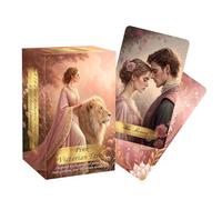 Cartas de Tarot Rosas 78 Piezas Juego de Mesa Portátil Clásico Rosa